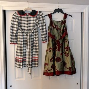 Two adorable party dresses for little girls!